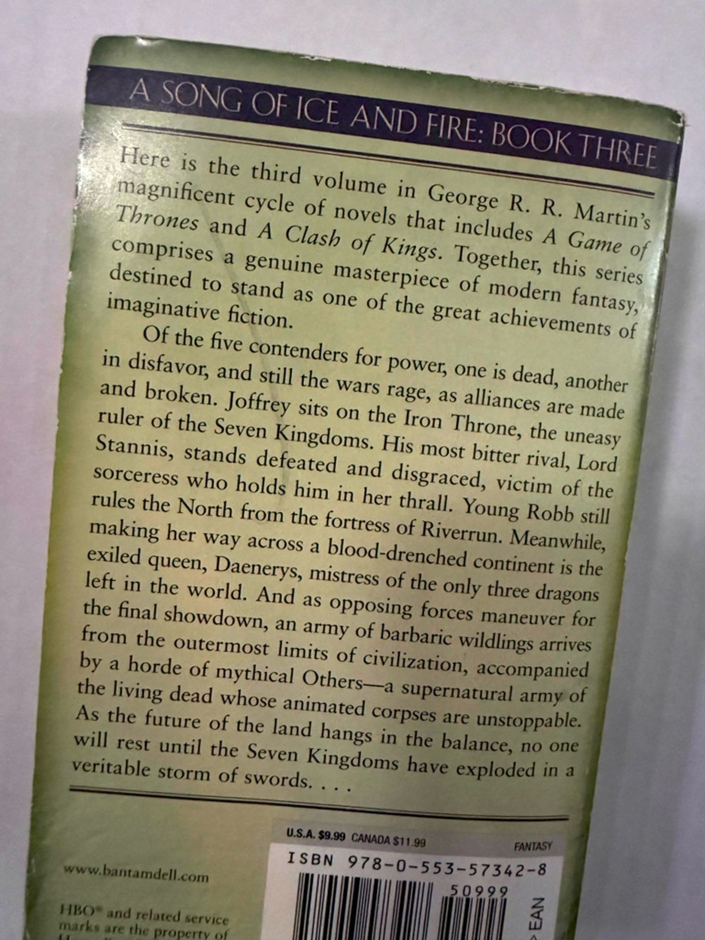 A Storm of Swords Paperback Book George RR Martin - Picture 8 of 10